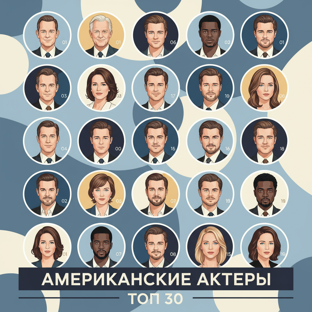 американские актеры ТОП 30 — иллюстрация к статье «американские актеры ТОП 30»