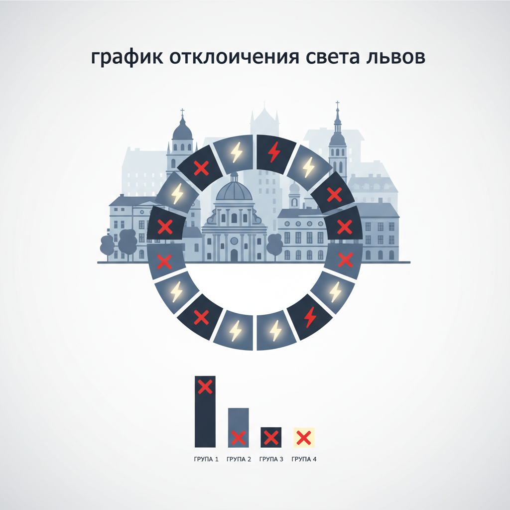 график отключения света львов — иллюстрация к статье «график отключения света львов»
